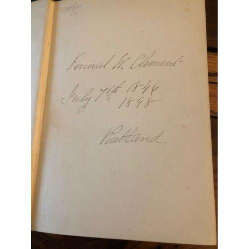 English Lands Letters And Kings. 4 Volume Set Signed VT Gov Percival W Clement