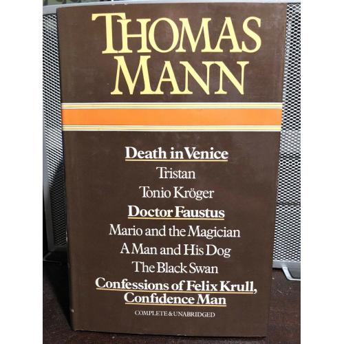 Thomas Mann Selected Works Hardcover Volume