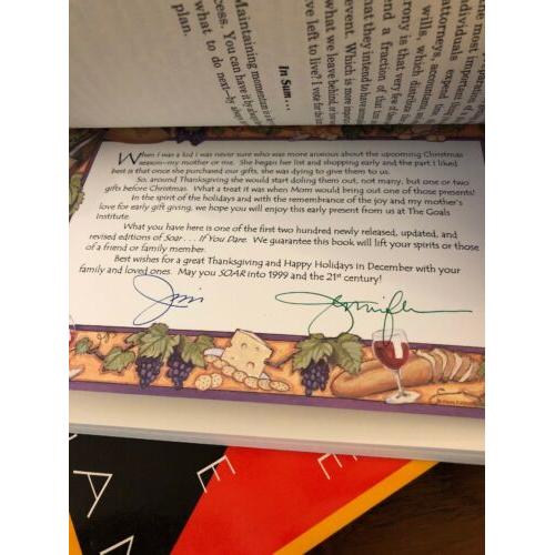 AUTOGRAPHED Soar...If You Dare - Limited Edition Of 200 Copies