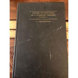 Theory of Functions of a Complex Variable Volume II 1965 Hardcover Markushevich