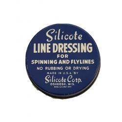 Full Jar Unused Vintage White Milk Glass Jar of Silicote Line Dressing