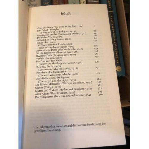 Gesammelte Erzahlungen D H Lawrence 1968