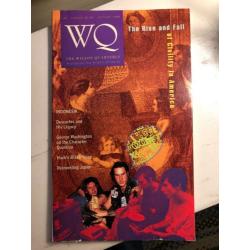 Wilson Quarterly Autumn 1996 Rise & Fall of Civility in America Vol XX, No. 4