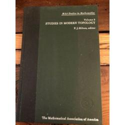 Studies in Modern Topology Vol 5 Maa Studies In Mathematics