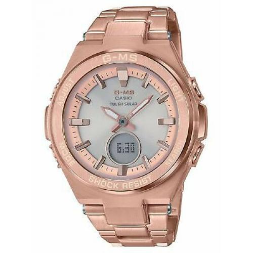 Casio Women's Baby-G G-MS Rose Gold Tone Watch MSGS200DG-4A