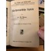 Aus Natur und Geisteswelt - MATHEMATISCHE SPIELE - Dr. W. Ahrens (1907)