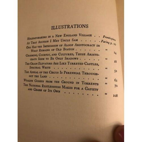 Hail Columbia! Random impressions of a conservative English radical 1921 1st Ed.