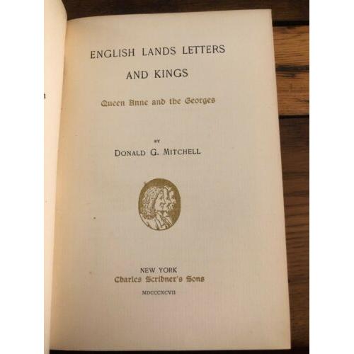 English Lands Letters And Kings. 4 Volume Set Signed VT Gov Percival W Clement