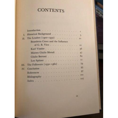 Idealism in Romance Linguistics 1st Edition Hardcover 1963