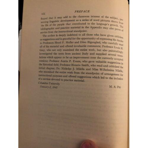 The Italian Language Mario Pei 1954 2nd Edition