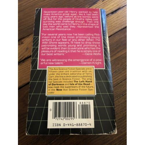 The Wild Shore 1st printing kim Stanley robinson