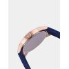 Guess Men's Perry Blue Dial & Rubber Strap Quartz Men's Watch W0991G4