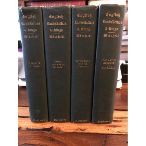 English Lands Letters And Kings. 4 Volume Set Signed VT Gov Percival W Clement