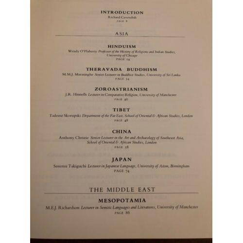 Illustrated Encyclopedia Of Mythology 1980 Hardcover