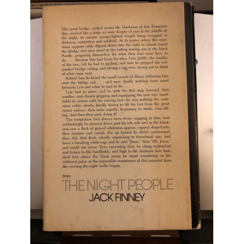 The Night People 1st Edition Hardcover Jack Finney 1977