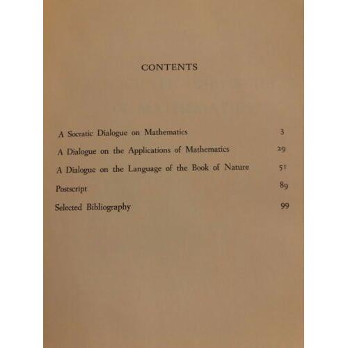 Dialogues on mathematics Alfred Renyi 1967 Hardcover Holden-Day