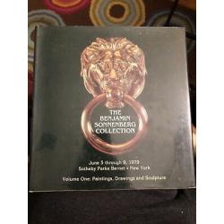 The Benjamin Sonnenberg Collection Volume one : Paintings drawings sculpture