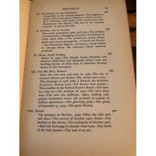 1st Ed. Only Yesterday: An Informal History of the Nineteen-Twenties Allen