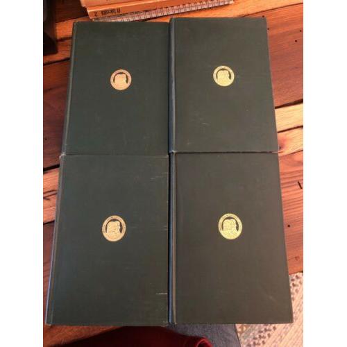 English Lands Letters And Kings. 4 Volume Set Signed VT Gov Percival W Clement