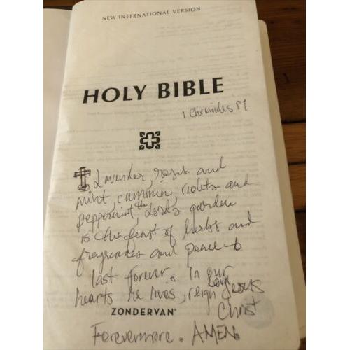 NIV Thinline Reference Bible Bonded Leather Burgundy Red Letter Edition