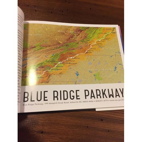 Rare, Autographed ~ Blue Ridge Parkway Places Hardcover – 2013 J. Scott Graham