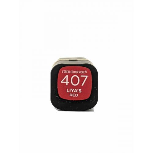  L'Oreal Paris ~Liya's~ Colour Riche Collection Exclusive Lipstick 407 RED