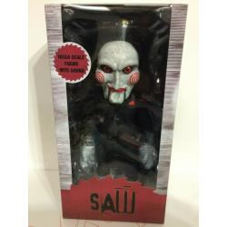 MEZCO TOYZ MEGA SCALE SAW BILLY 15 INCH DOLL REPLICA PROP 1:1 FIGURE with SOUND