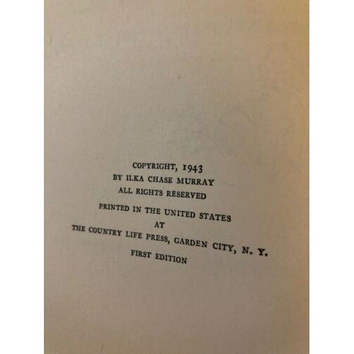 In Bed We Cry actress rare ilka chase 1st edition 1st printing in dust jacket