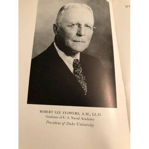 duke university and the war 1943 Booklet