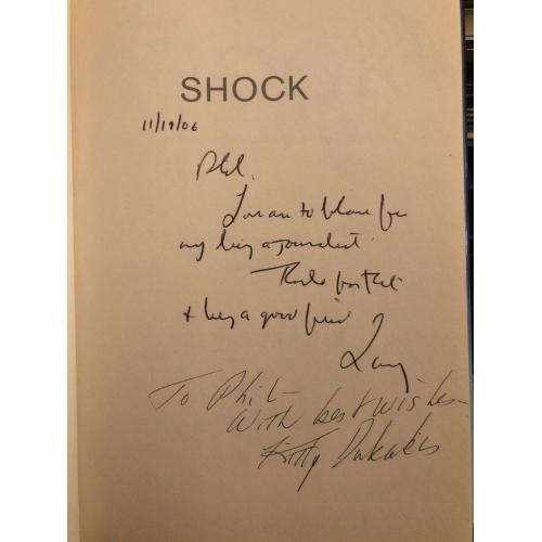 AUTOGRAPHED DUKAKIS Shock: Healing Power Electroconvulsive Therapy 1st Edition