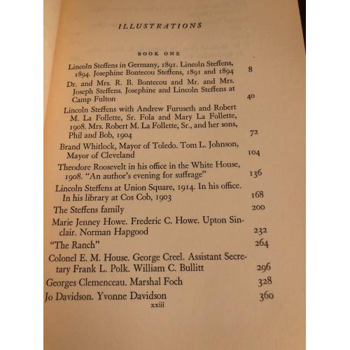 Letters Of Lincoln Steffens Two Volume Casebound Set 1938 First Edition