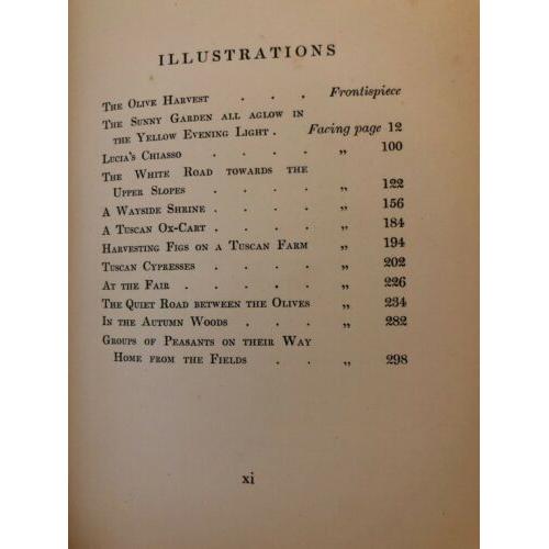 Tuscan feasts Tuscan friends 1907 1st Chatto London Printing Dorothy Nevile Lees