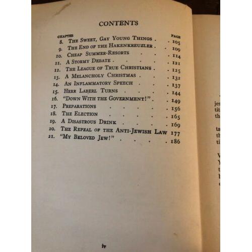 VERY RARE FIND The city without Jews; A novel of our time Hugo Bettauer 1936 HC
