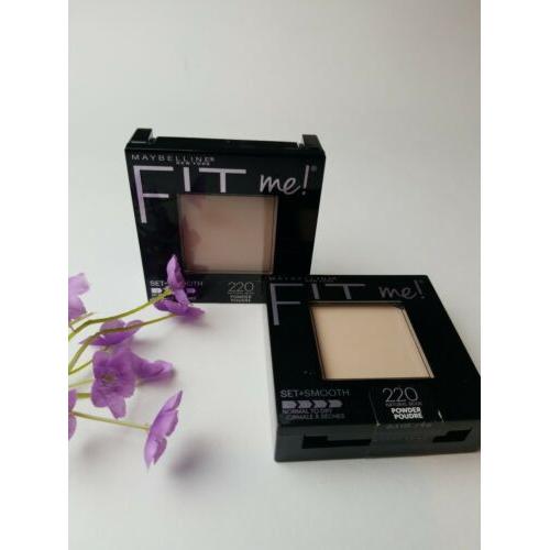 2 Maybelline Fit Me! Pressed Powder Pressed Powder 220 Natural Beige 