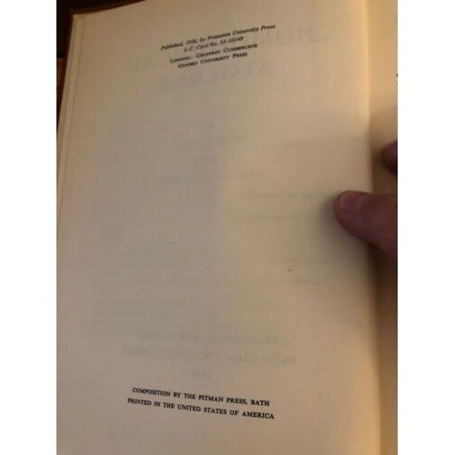 Homological Algebra Princeton Mathematical Series No 19 1956 Carton & Eilenberg