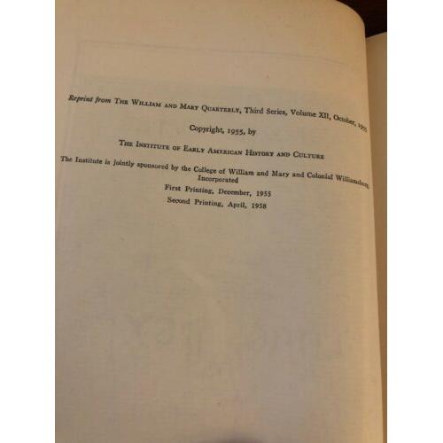 The murder of George Wythe;: Two essays, 1958 2nd printing