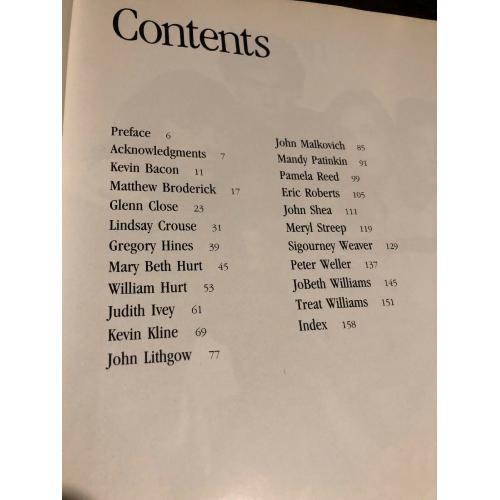 First Stage: Profiles of the New American Actors