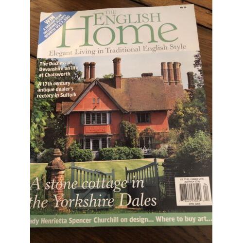 The English Home April 2004 No 25 Stone Cottage Yorkshire Dales, Suffolk Rectory