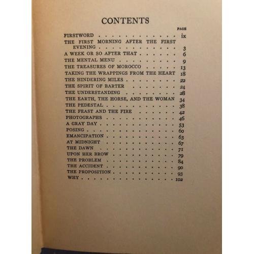 The Things He Wrote To Her 1914 1st Edition Hardcover Richard Wrightman