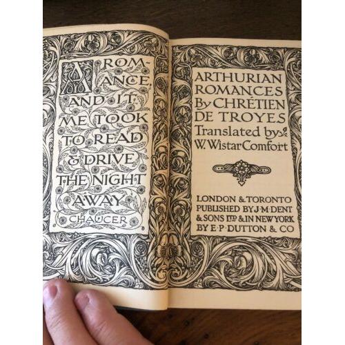 Arthurian Romances [Everyman's Library]1928 printing, spine loose