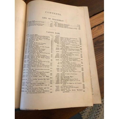 The Works of William Makepeace Thackeray Volume I: Life Of Thackeray. Vanity ...