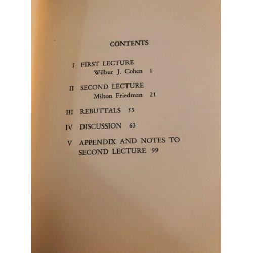 AUTOGRAPHED Social Security: Universal or Selective 1st Edition Hardcover COHEN