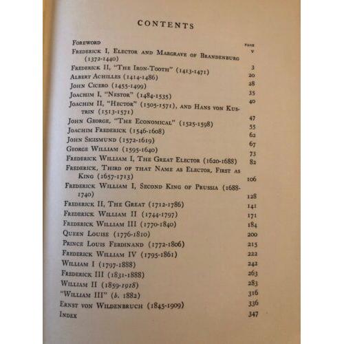 The Hohenzollerns 1929 Century co publishers, hardcover. spine torn