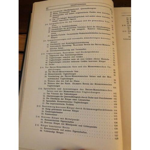 Theorie der Konvexen Korper. (Ergebnisse der Mathematik und ihrer Grenzgebiet...