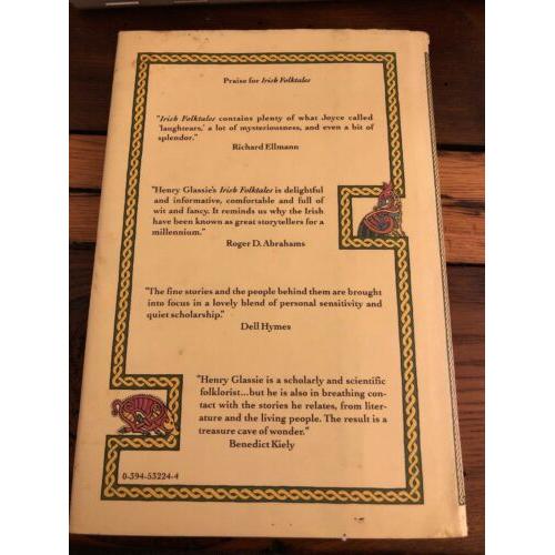 Irish Folktales (Pantheon Fairy Tale and Folklore Library) 1985 1st Edition HC