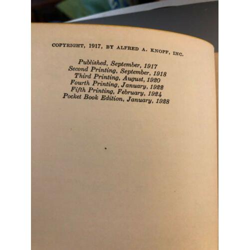 BOOK OF PREFACES H. L. Mencken CONRAD DREISER HUNEKER PURITANISM LITERARY FORCE