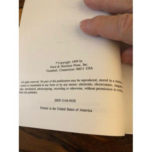 Journal of Food Quality Vol 22, #6 1999 Softcover