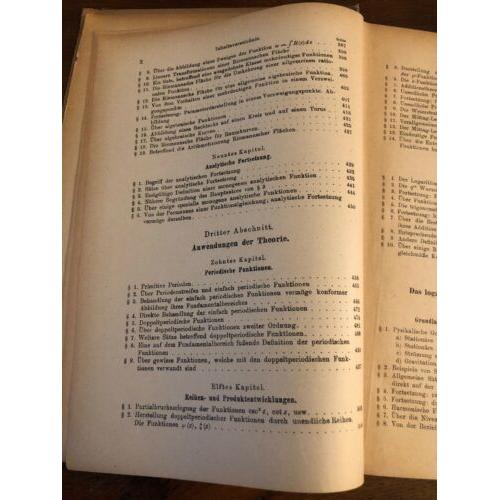 Lehrbuch der Funktionentheorie Erster Band /Band I; B. G. Teubners Sammlung 1920