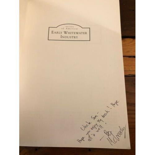AUTOGRAPHED Early Whitewater Industry Images of America 1st Edition Bo Mccready