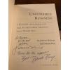 Both AUTOGRAPHED Unfinished Business: A Democrat and a Republican 1st Edition HC